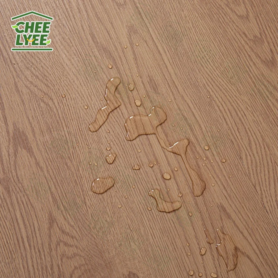 2 Rolls Self-Adhesive Wall and Floor Sticker Peel and Stick 15.75x118.11inch Wood Grain and Marble Design Wallpaper Sticker