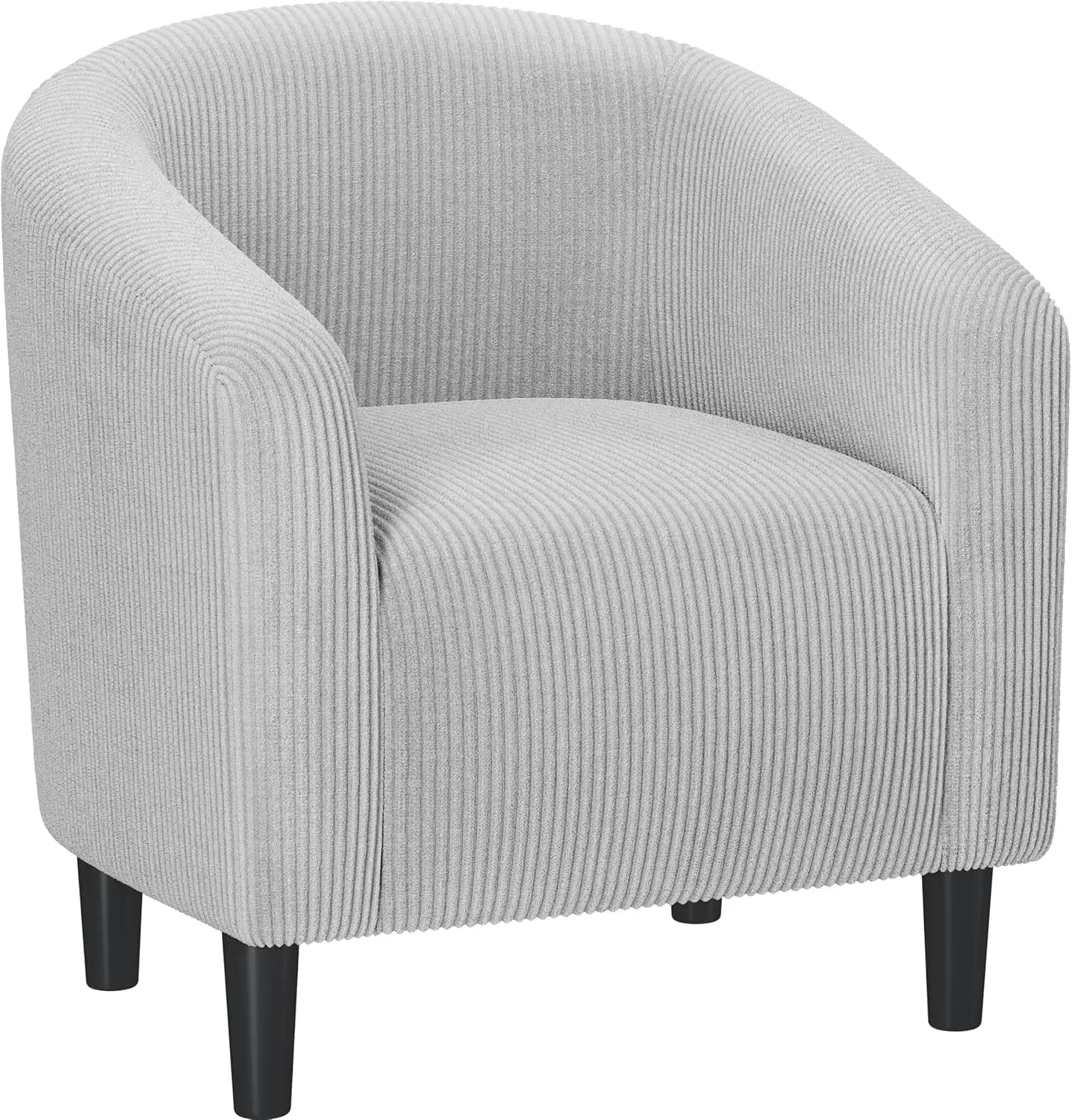 Barrel Chair, Boucle Fabric Club Chair, Furry Sherpa Elegant Armchair with Cozy Soft Padded, Suitable for Living Room Bedroom