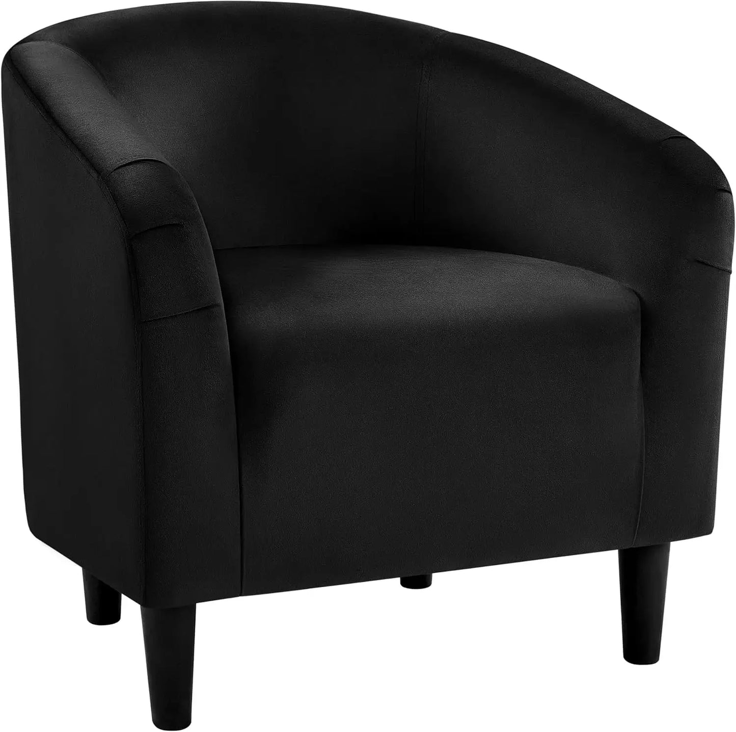 Barrel Chair, Boucle Fabric Club Chair, Furry Sherpa Elegant Armchair with Cozy Soft Padded, Suitable for Living Room Bedroom